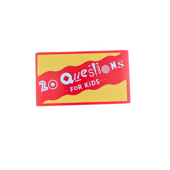 Vintage 20 Questions for Kids 1994 Replacement Parts Question Cards - Picture 1 of 3